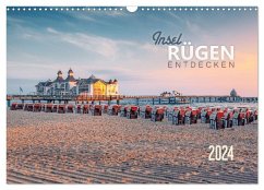 Rügen entdecken (Wandkalender 2024 DIN A3 quer), CALVENDO Monatskalender