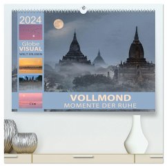 Vollmond - Momente der Ruhe (hochwertiger Premium Wandkalender 2024 DIN A2 quer), Kunstdruck in Hochglanz