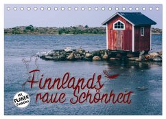 Finnlands raue Schönheit (Tischkalender 2024 DIN A5 quer), CALVENDO Monatskalender - Trefoil, Simeon