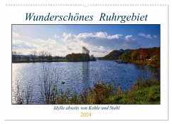 Wunderschönes Ruhrgebiet - Abseits von Kohle und Stahl (Wandkalender 2024 DIN A2 quer), CALVENDO Monatskalender