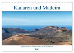 Kanaren und Madeira (Wandkalender 2024 DIN A3 quer), CALVENDO Monatskalender - Aug