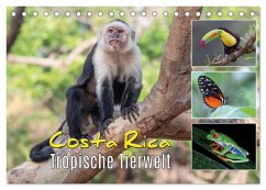 Costa Rica - Tropische Tierwelt (Tischkalender 2024 DIN A5 quer), CALVENDO Monatskalender