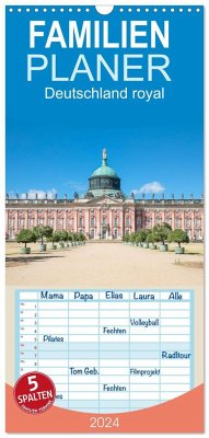 Familienplaner 2024 - Deutschland royal mit 5 Spalten (Wandkalender, 21 x 45 cm) CALVENDO