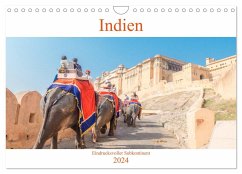 Indien - Eindrucksvoller Subkontinent (Wandkalender 2024 DIN A4 quer), CALVENDO Monatskalender