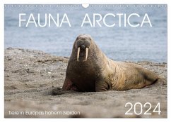 Fauna arctica (Wandkalender 2024 DIN A3 quer), CALVENDO Monatskalender