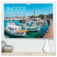 Rhodos - Die Highlights der Insel (hochwertiger Premium Wandkalender 2024 DIN A2 quer), Kunstdruck in Hochglanz - Jastram, Thomas / Jastram, Elisabeth