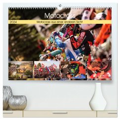 Motocross aus einer anderen Sicht (hochwertiger Premium Wandkalender 2024 DIN A2 quer), Kunstdruck in Hochglanz