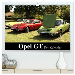 Opel GT Der Kalender (hochwertiger Premium Wandkalender 2024 DIN A2 quer), Kunstdruck in Hochglanz
