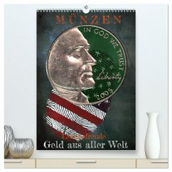 Münzen - Geld aus aller Welt (hochwertiger Premium Wandkalender 2024 DIN A2 hoch), Kunstdruck in Hochglanz - Voßen Herzog von Laar am Rhein, Wilfried W.