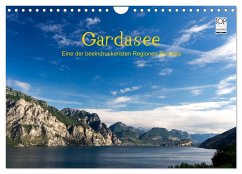 Gardasee (Wandkalender 2024 DIN A4 quer), CALVENDO Monatskalender