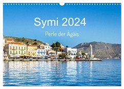 Symi 2024, Perle der Ägäis (Wandkalender 2024 DIN A3 quer), CALVENDO Monatskalender
