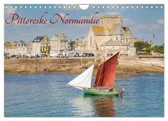 Pittoreske Normandie (Wandkalender 2024 DIN A4 quer), CALVENDO Monatskalender - Homolka, Barbara