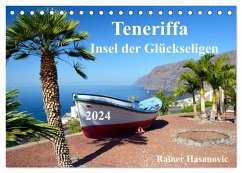 Teneriffa - Insel der Glückseligen (Tischkalender 2024 DIN A5 quer), CALVENDO Monatskalender