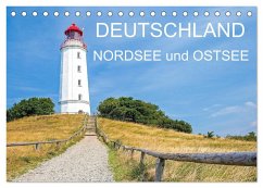 Deutschland- Nordsee und Ostsee (Tischkalender 2024 DIN A5 quer), CALVENDO Monatskalender