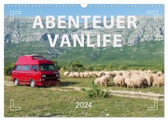 Abenteuer Vanlife - Glücklich unterwegs (Wandkalender 2024 DIN A3 quer), CALVENDO Monatskalender