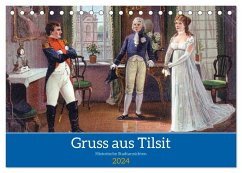 Gruss aus Tilsit - Historische Stadtansichten (Tischkalender 2024 DIN A5 quer), CALVENDO Monatskalender