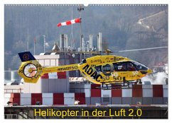 Helikopter in der Luft 2.0 (Wandkalender 2024 DIN A2 quer), CALVENDO Monatskalender