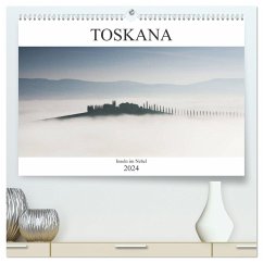 Toskana - Inseln im Nebel (hochwertiger Premium Wandkalender 2024 DIN A2 quer), Kunstdruck in Hochglanz