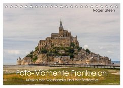Küsten der Normandie und der Bretagne (Tischkalender 2024 DIN A5 quer), CALVENDO Monatskalender