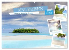 Malediven, Perle im Indischen Ozean (Wandkalender 2024 DIN A2 quer), CALVENDO Monatskalender - Grellmann Photography, Tilo