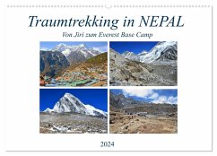 Traumtrekking in NEPAL, von Jiri zum Everest Base Camp (Wandkalender 2024 DIN A2 quer), CALVENDO Monatskalender - Senff, Ulrich