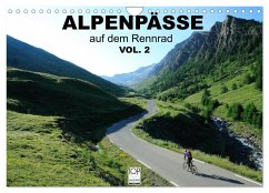 Alpenpässe auf dem Rennrad Vol. 2 (Wandkalender 2024 DIN A4 quer), CALVENDO Monatskalender - Rotter, Matthias