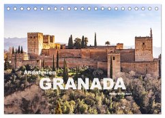 Andalusien - Granada (Tischkalender 2024 DIN A5 quer), CALVENDO Monatskalender