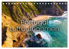 Portugal Luftaufnahmen (Tischkalender 2024 DIN A5 quer), CALVENDO Monatskalender