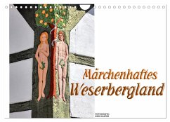 Märchenhaftes Weserbergland (Wandkalender 2024 DIN A4 quer), CALVENDO Monatskalender - Haafke, Udo
