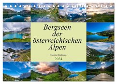 Bergseen der österreichischen Alpen (Tischkalender 2024 DIN A5 quer), CALVENDO Monatskalender
