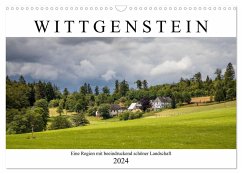 Wittgenstein ¿ Eine Region mit beeindruckend schöner Landschaft (Wandkalender 2024 DIN A3 quer), CALVENDO Monatskalender - Bücker, Heidi