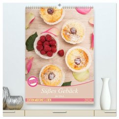 Süßes Gebäck für Dich (hochwertiger Premium Wandkalender 2024 DIN A2 hoch), Kunstdruck in Hochglanz
