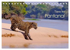 Tiere im Pantanal - viaje.ch (Tischkalender 2024 DIN A5 quer), CALVENDO Monatskalender