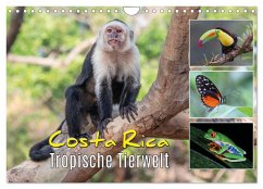 Costa Rica - Tropische Tierwelt (Wandkalender 2024 DIN A4 quer), CALVENDO Monatskalender