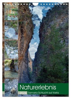 Naturerlebnis Samaria Schlucht auf Kreta (Wandkalender 2024 DIN A4 hoch), CALVENDO Monatskalender