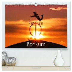 Borkum (hochwertiger Premium Wandkalender 2024 DIN A2 quer), Kunstdruck in Hochglanz