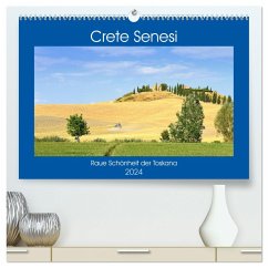 Crete Senesi - Raue Schönheit der Toskana (hochwertiger Premium Wandkalender 2024 DIN A2 quer), Kunstdruck in Hochglanz