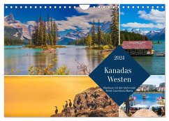 Kanadas Westen - Abenteuer mit dem Wohnmobil - British Columbia & Alberta (Wandkalender 2024 DIN A4 quer), CALVENDO Monatskalender