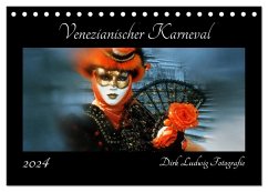 Venezianischer Karneval (Tischkalender 2024 DIN A5 quer), CALVENDO Monatskalender - Ludwig Fotografie, Dirk