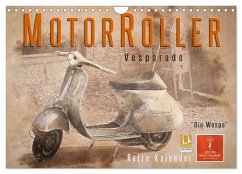 Mototrroller - Vesparade (Wandkalender 2024 DIN A4 quer), CALVENDO Monatskalender