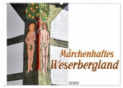 Märchenhaftes Weserbergland (Wandkalender 2024 DIN A2 quer), CALVENDO Monatskalender - Haafke, Udo