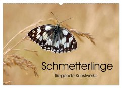Schmetterlinge - fliegende Kunstwerke (Wandkalender 2024 DIN A2 quer), CALVENDO Monatskalender