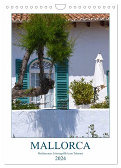 Mallorca - Mediterranes Lebensgefühl zum Träumen (Wandkalender 2024 DIN A4 hoch), CALVENDO Monatskalender - Bentfeld, Tina