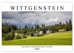 Wittgenstein ¿ Eine Region mit beeindruckend schöner Landschaft (Wandkalender 2024 DIN A2 quer), CALVENDO Monatskalender - Bücker, Heidi