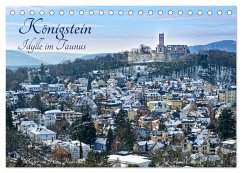 Königstein - Idylle im Taunus (Tischkalender 2024 DIN A5 quer), CALVENDO Monatskalender - Rodewald CreativK.de, Hans