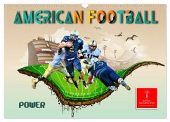 American Football - Power (Wandkalender 2024 DIN A3 quer), CALVENDO Monatskalender