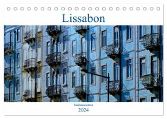 Lissabon Stadtansichten 2024 (Tischkalender 2024 DIN A5 quer), CALVENDO Monatskalender