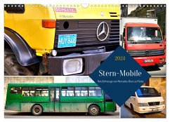 Stern-Mobile - Nutzfahrzeuge von Mercedes-Benz auf Kuba (Wandkalender 2024 DIN A3 quer), CALVENDO Monatskalender