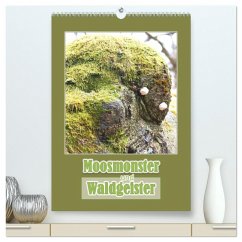 Moosmonster und Waldgeister (hochwertiger Premium Wandkalender 2024 DIN A2 hoch), Kunstdruck in Hochglanz