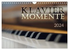 Klavier Momente (Wandkalender 2024 DIN A4 quer), CALVENDO Monatskalender - Galka, Magdalena